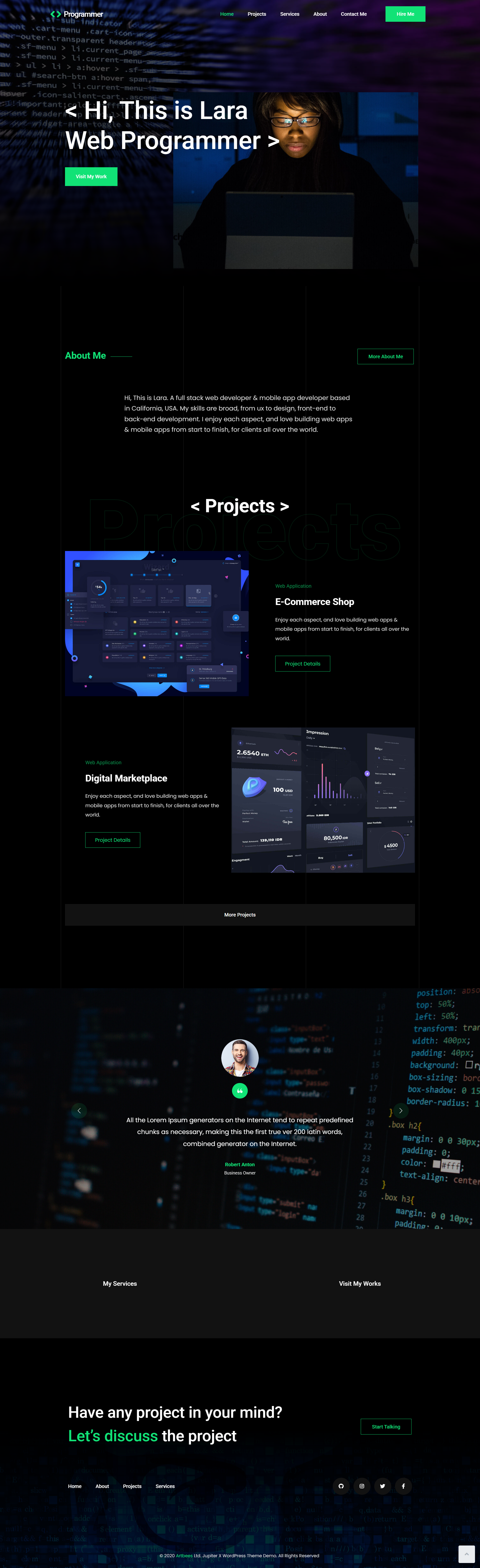 Programmer - Creative / Portfolio