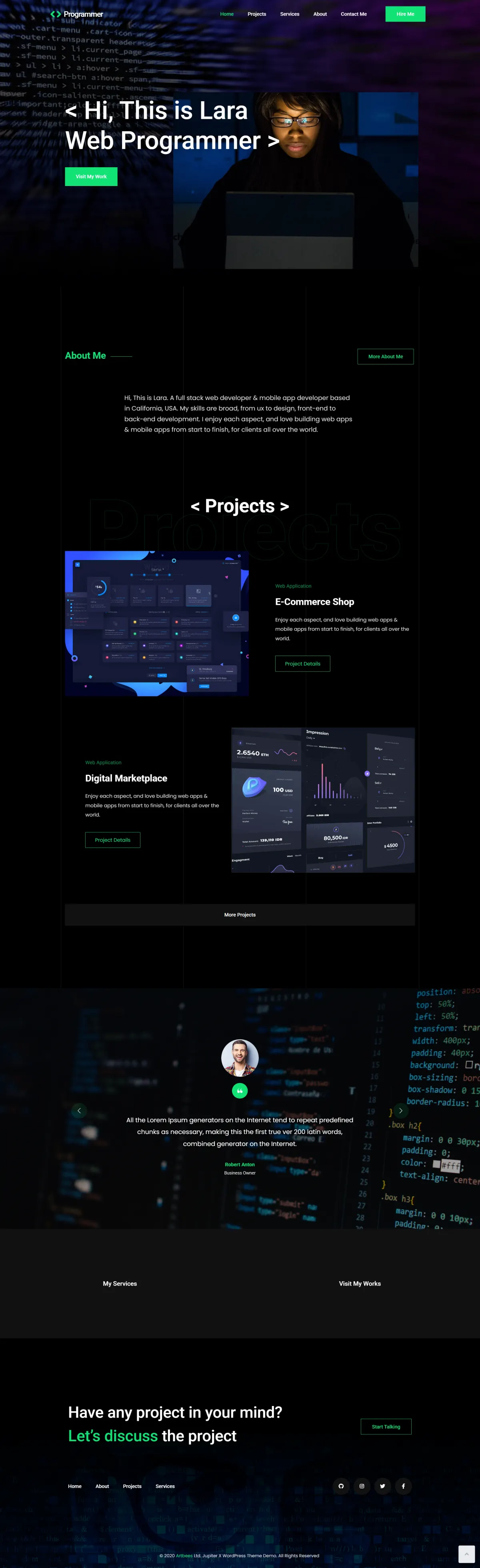 Programmer - Creative / Portfolio